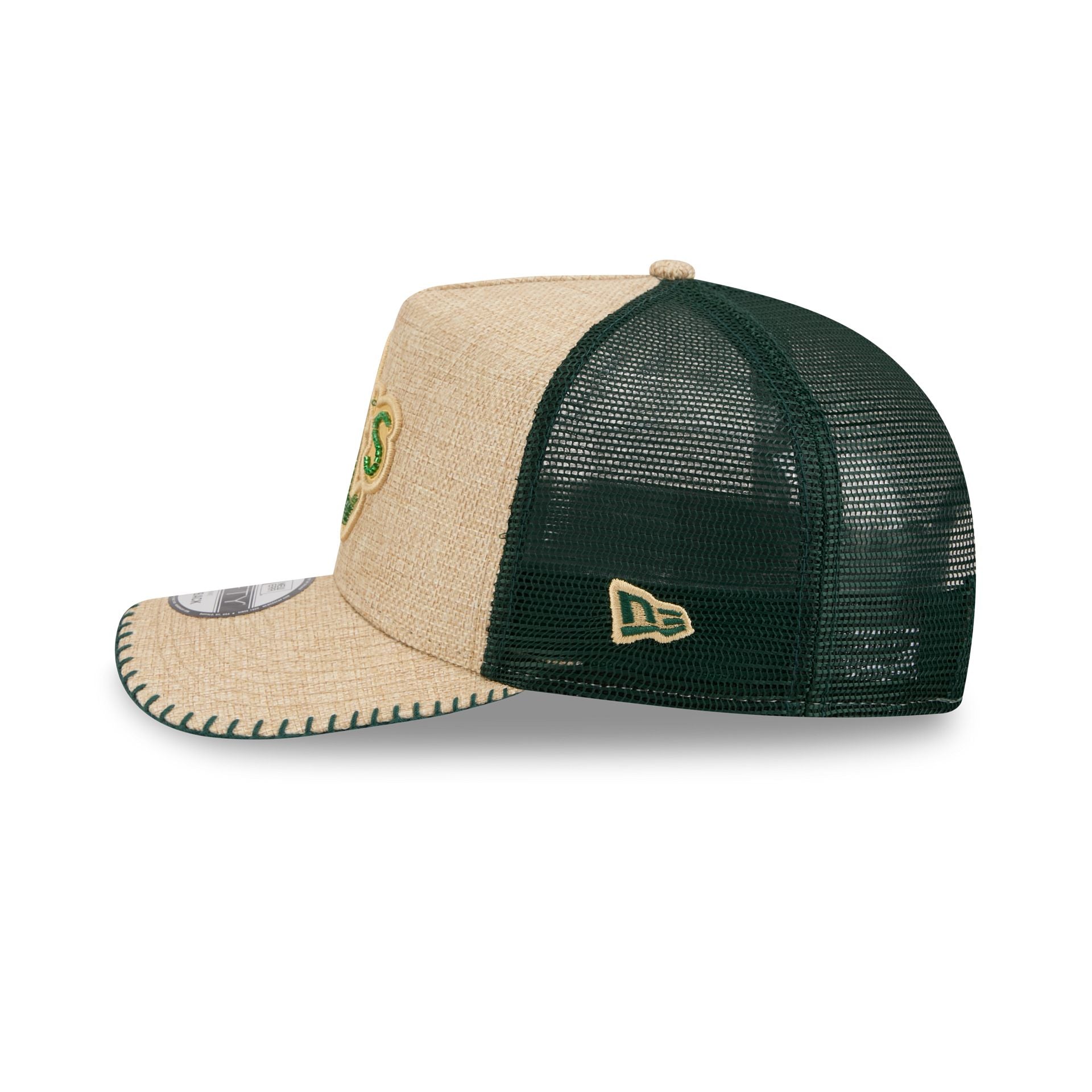 Athletics Beaded Canvas 9FIFTY A-Frame Trucker Hat
