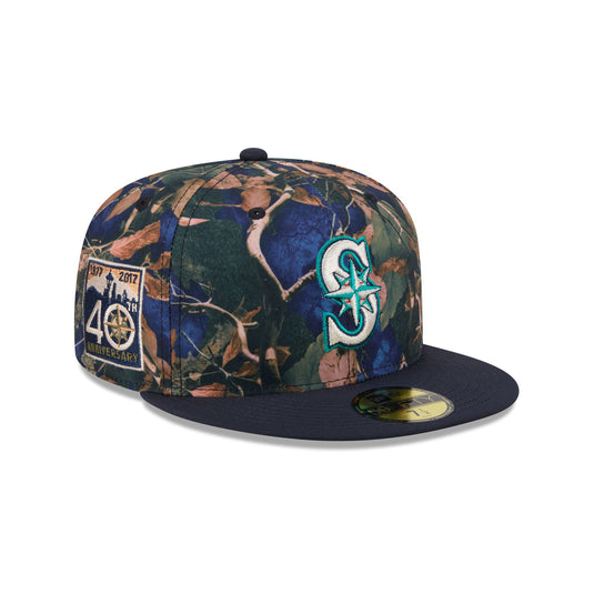 Seattle Mariners Leaves 59FIFTY Fitted Hat - New Era Cap