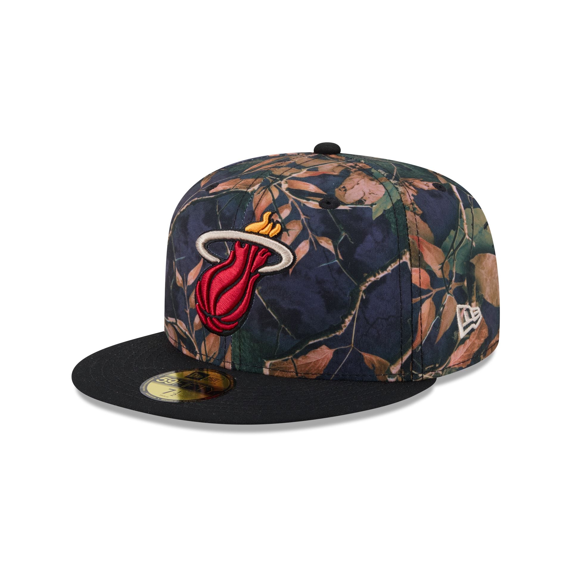 Miami Heat Leaves 59FIFTY Fitted Hat