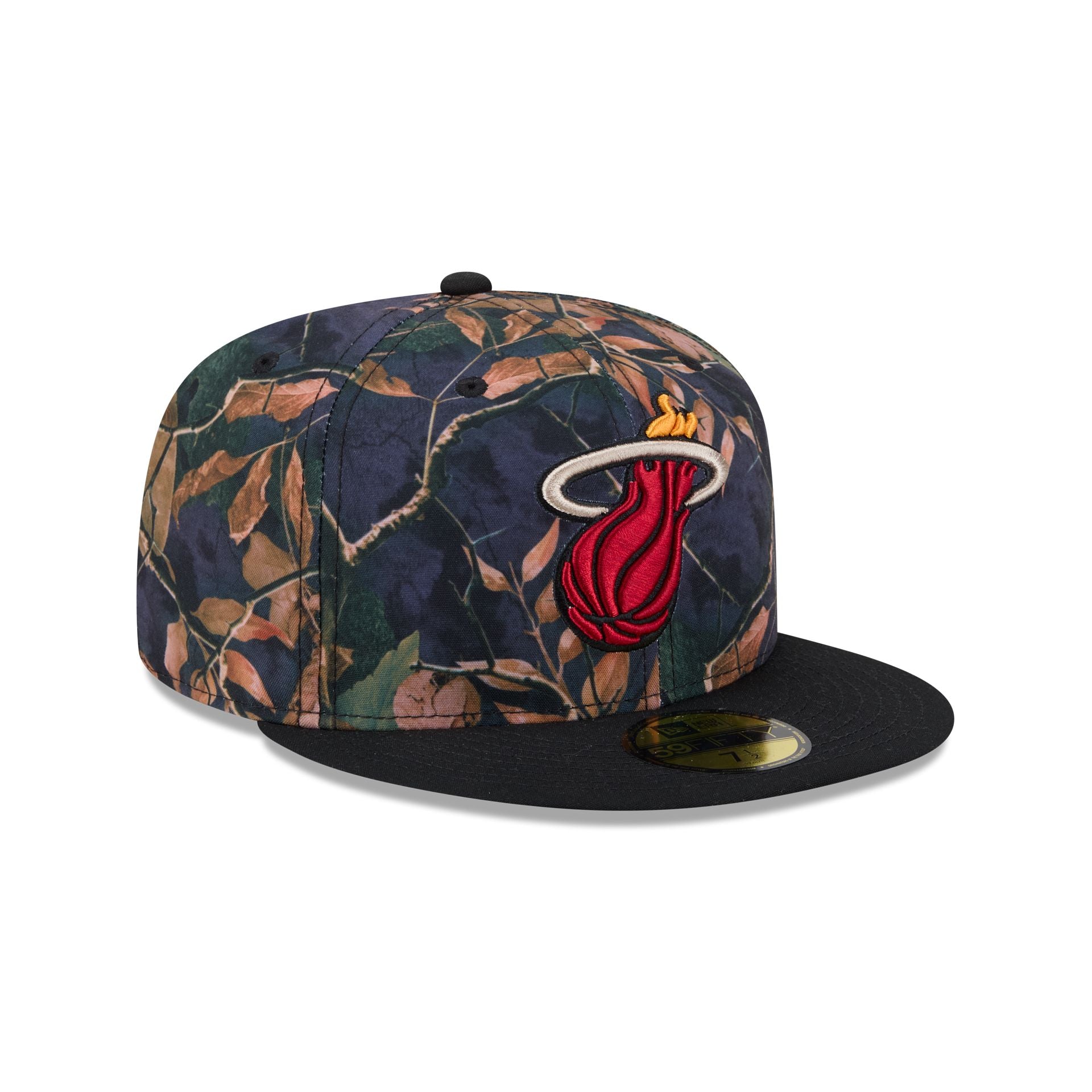 Miami Heat Leaves 59FIFTY Fitted Hat