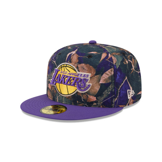 Los Angeles Lakers Leaves 59FIFTY Fitted Hat - New Era Cap