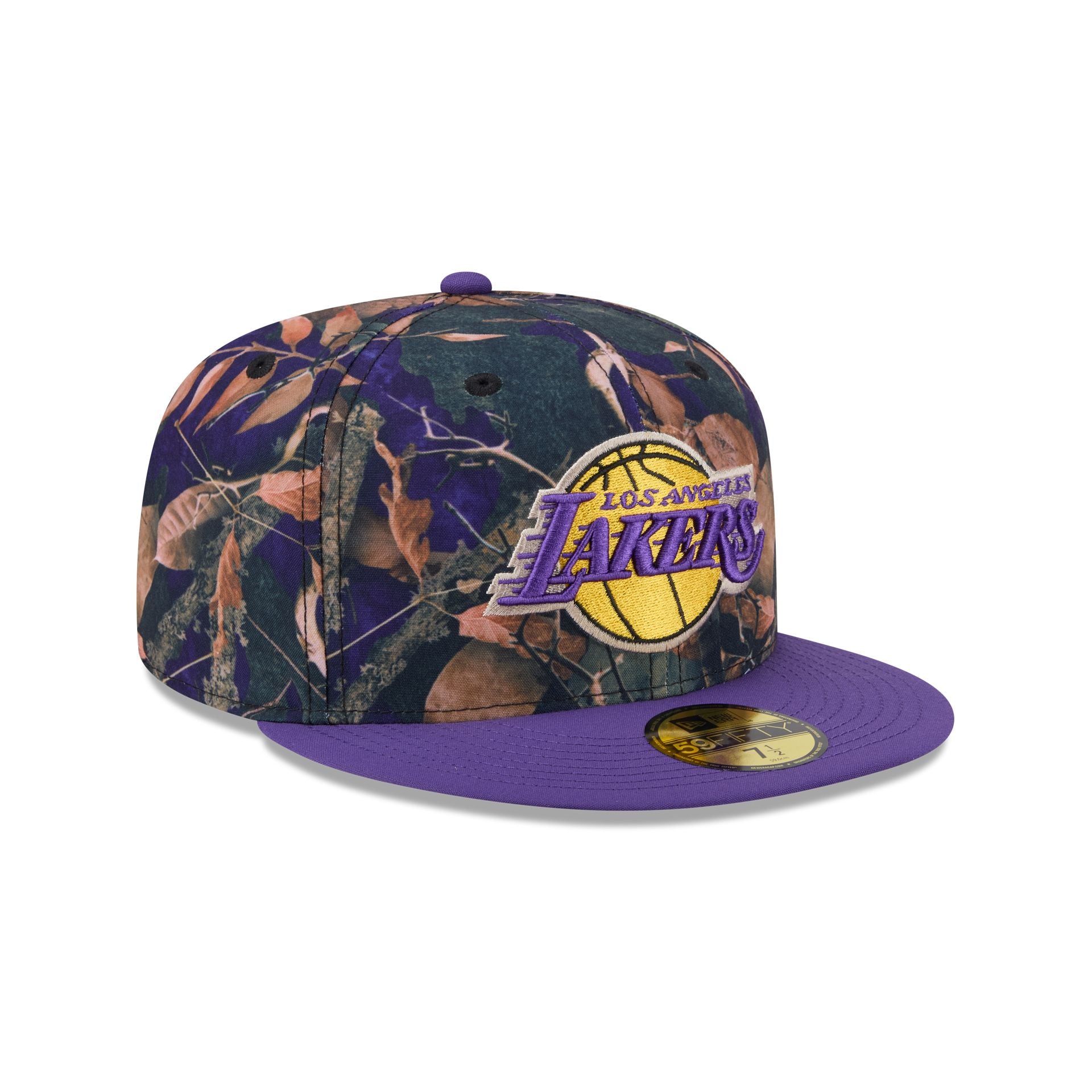 Los Angeles Lakers Leaves 59FIFTY Fitted Hat
