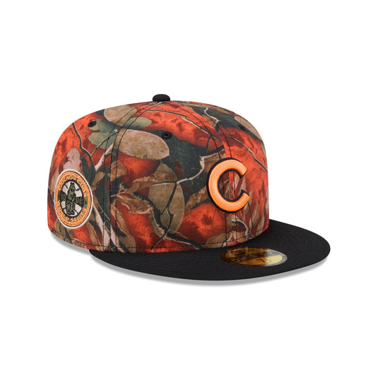 Chicago Cubs Amber Leaves 59FIFTY Fitted Hat - New Era Cap
