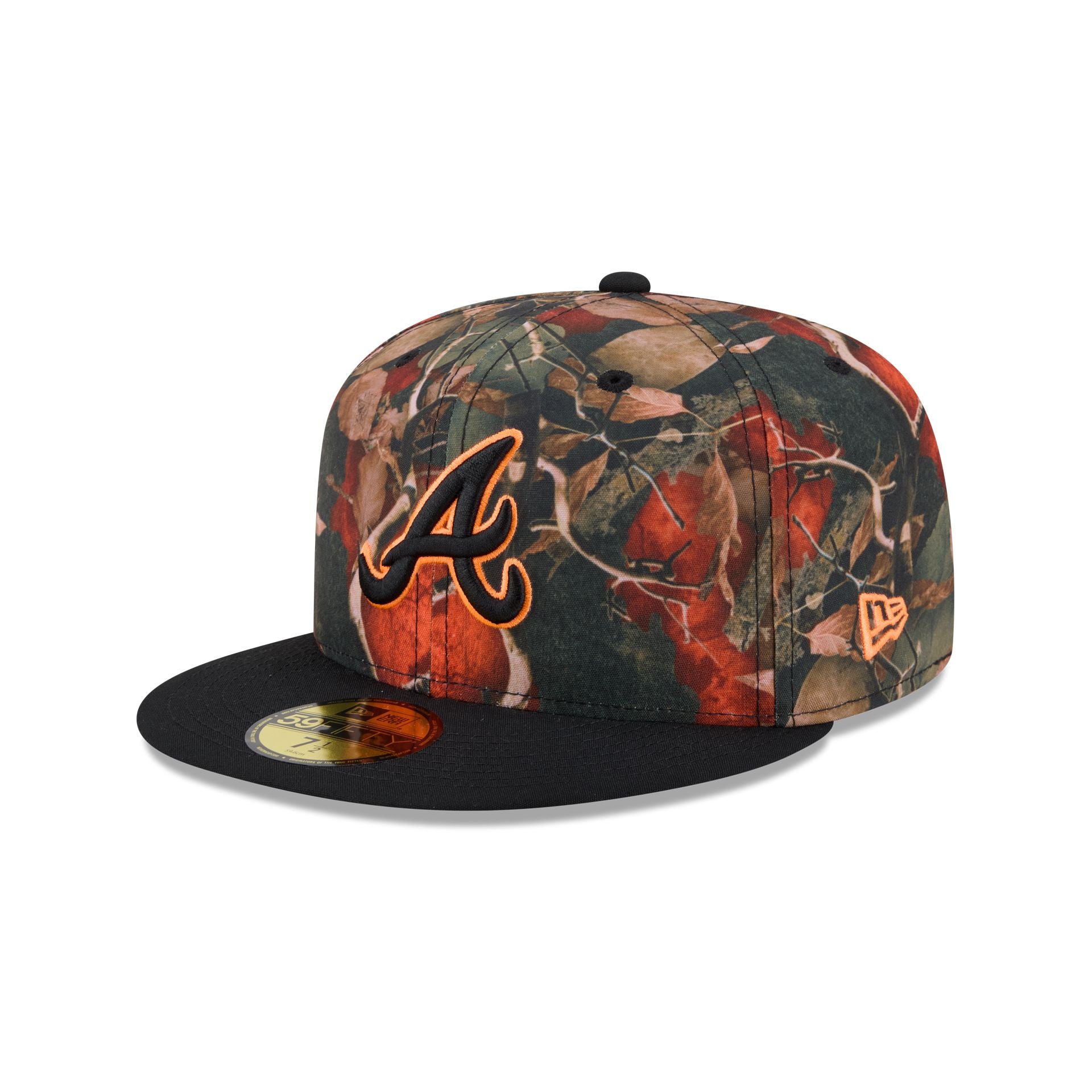 Atlanta Braves Amber Leaves 59FIFTY Fitted Hat