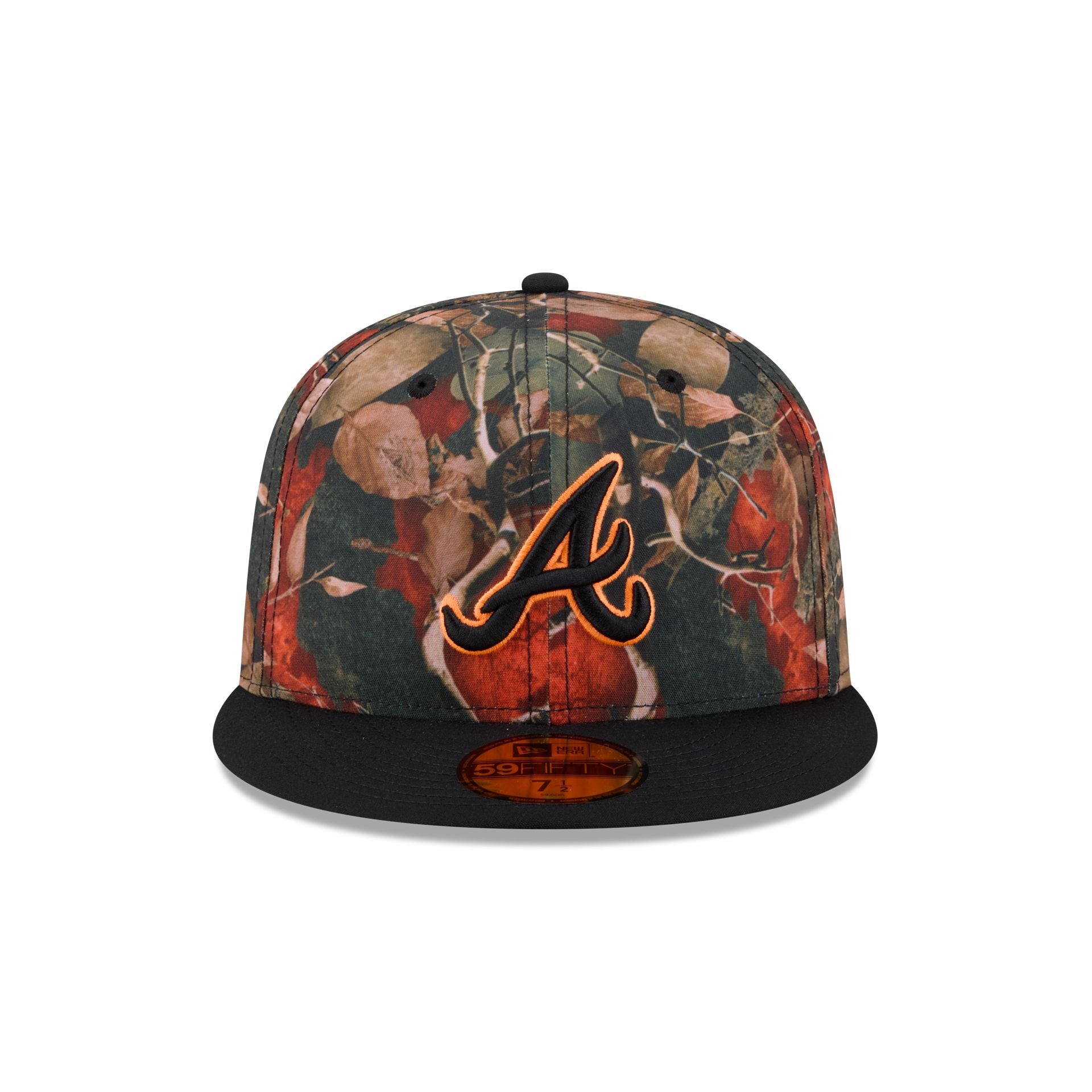 Atlanta Braves Amber Leaves 59FIFTY Fitted Hat