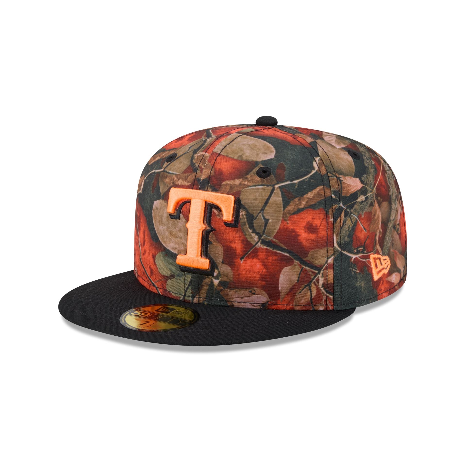 Texas Rangers Amber Leaves 59FIFTY Fitted Hat
