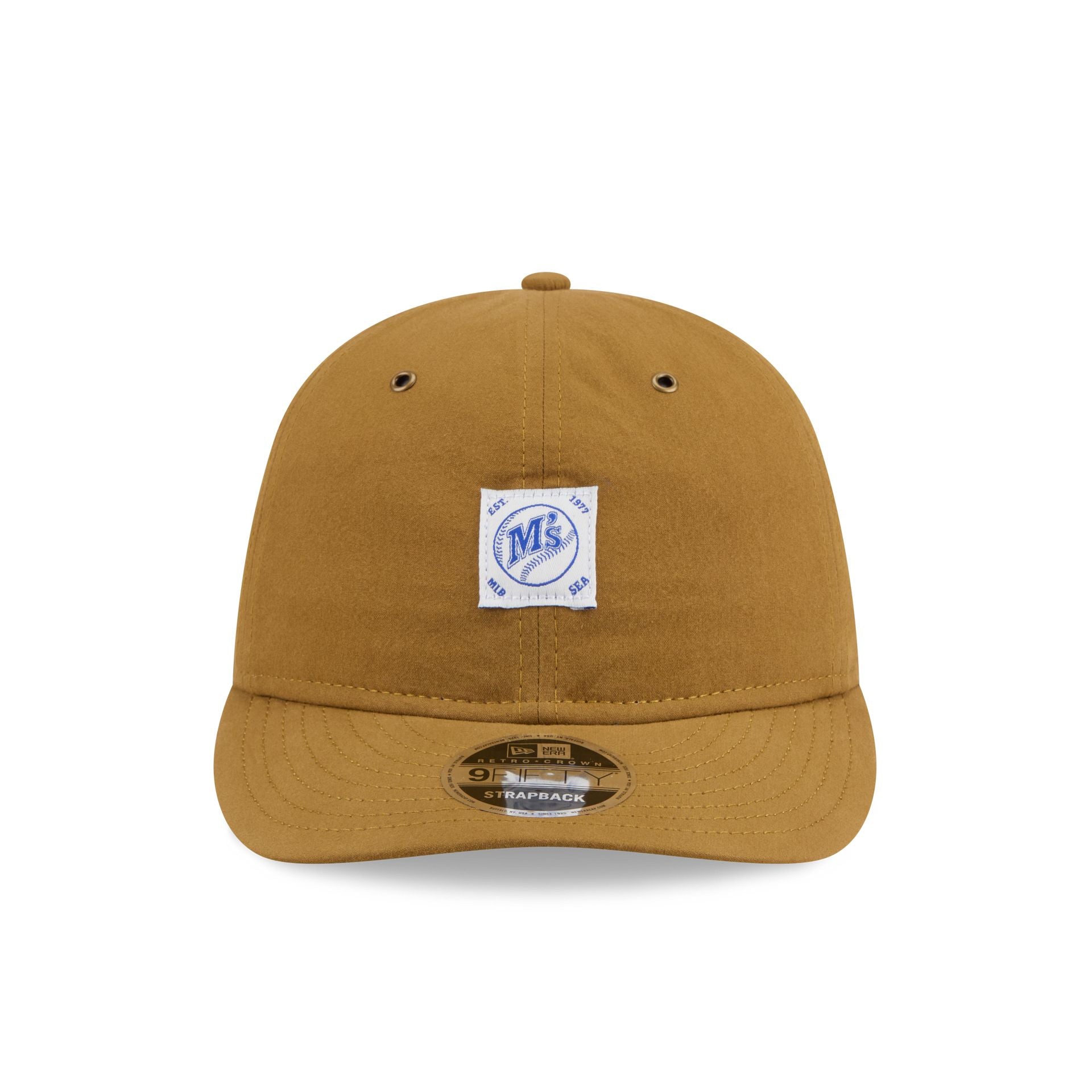 Seattle Mariners Brushed Brown Nylon Retro Crown 9FIFTY Adjustable Hat