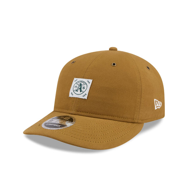 Athletics Brushed Brown Nylon Retro Crown 9FIFTY Adjustable Hat