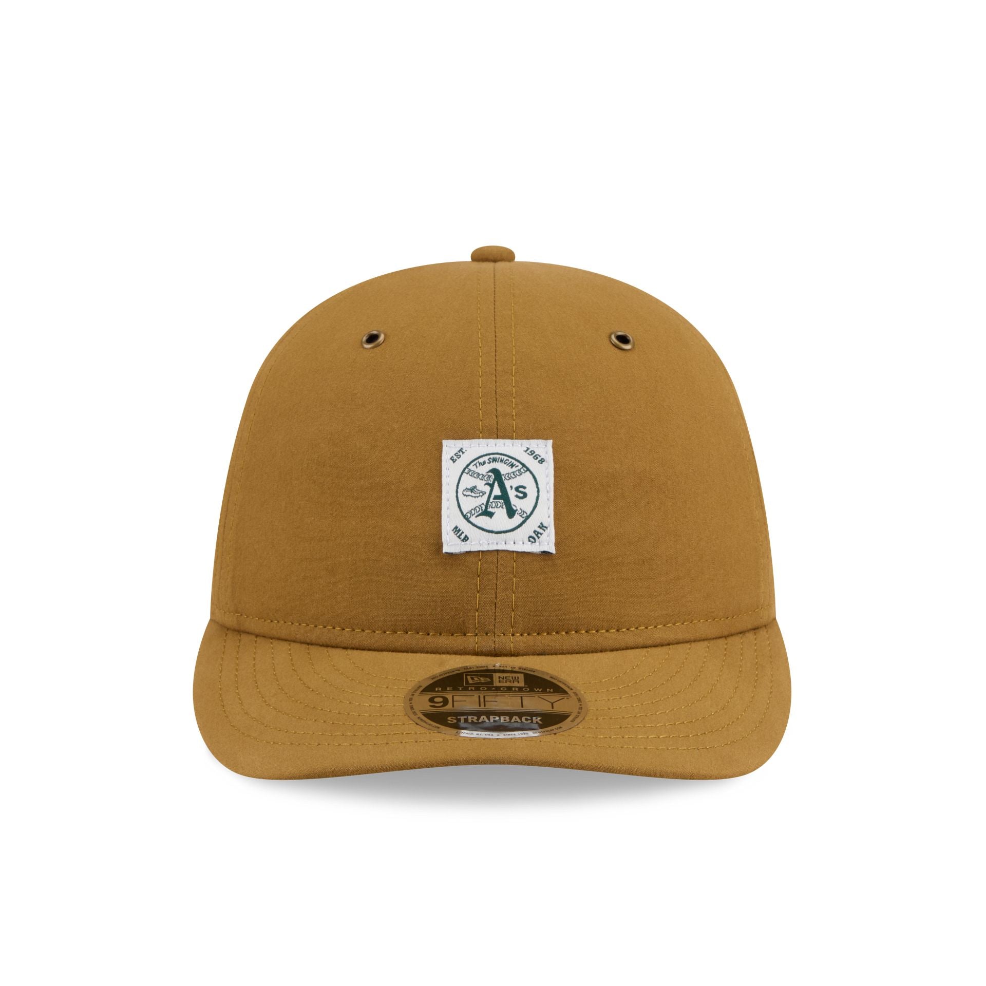 Athletics Brushed Brown Nylon Retro Crown 9FIFTY Adjustable Hat