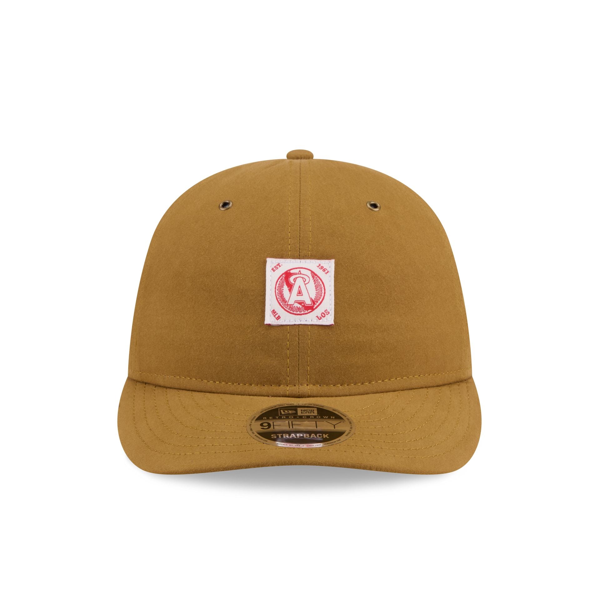 Los Angeles Angels Brushed Brown Nylon Retro Crown 9FIFTY Adjustable Hat