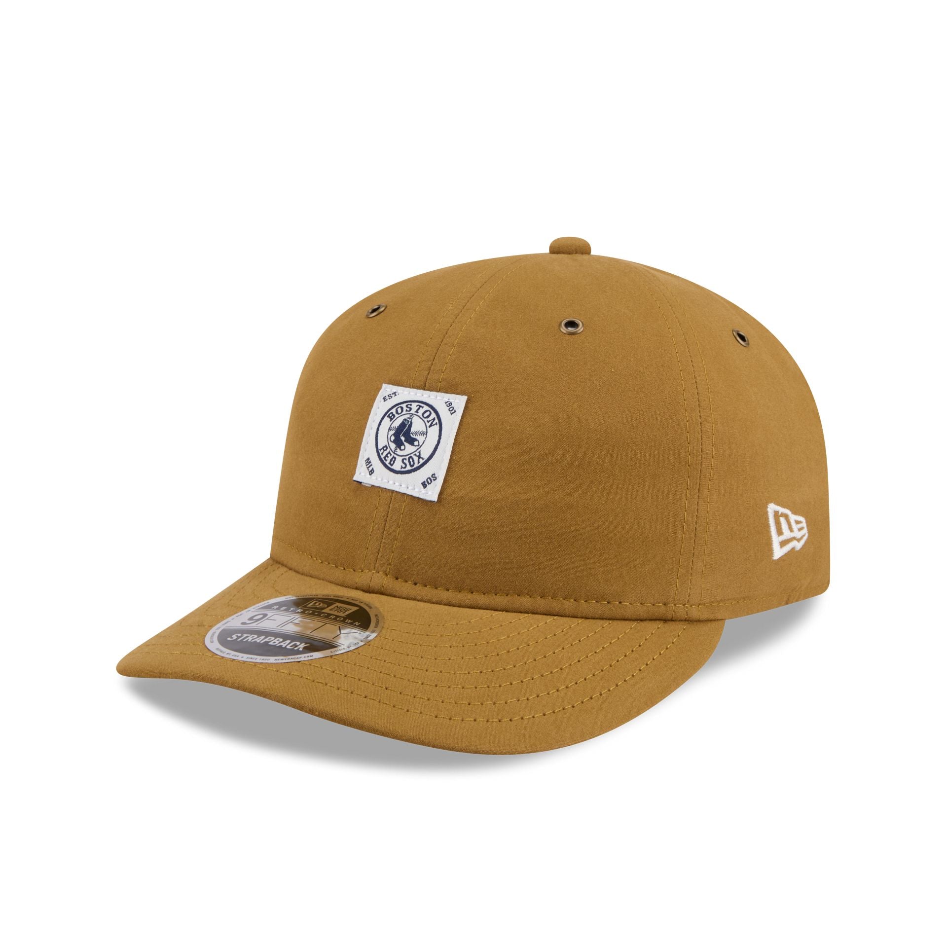 Boston Red Sox Brushed Brown Nylon Retro Crown 9FIFTY Adjustable Hat