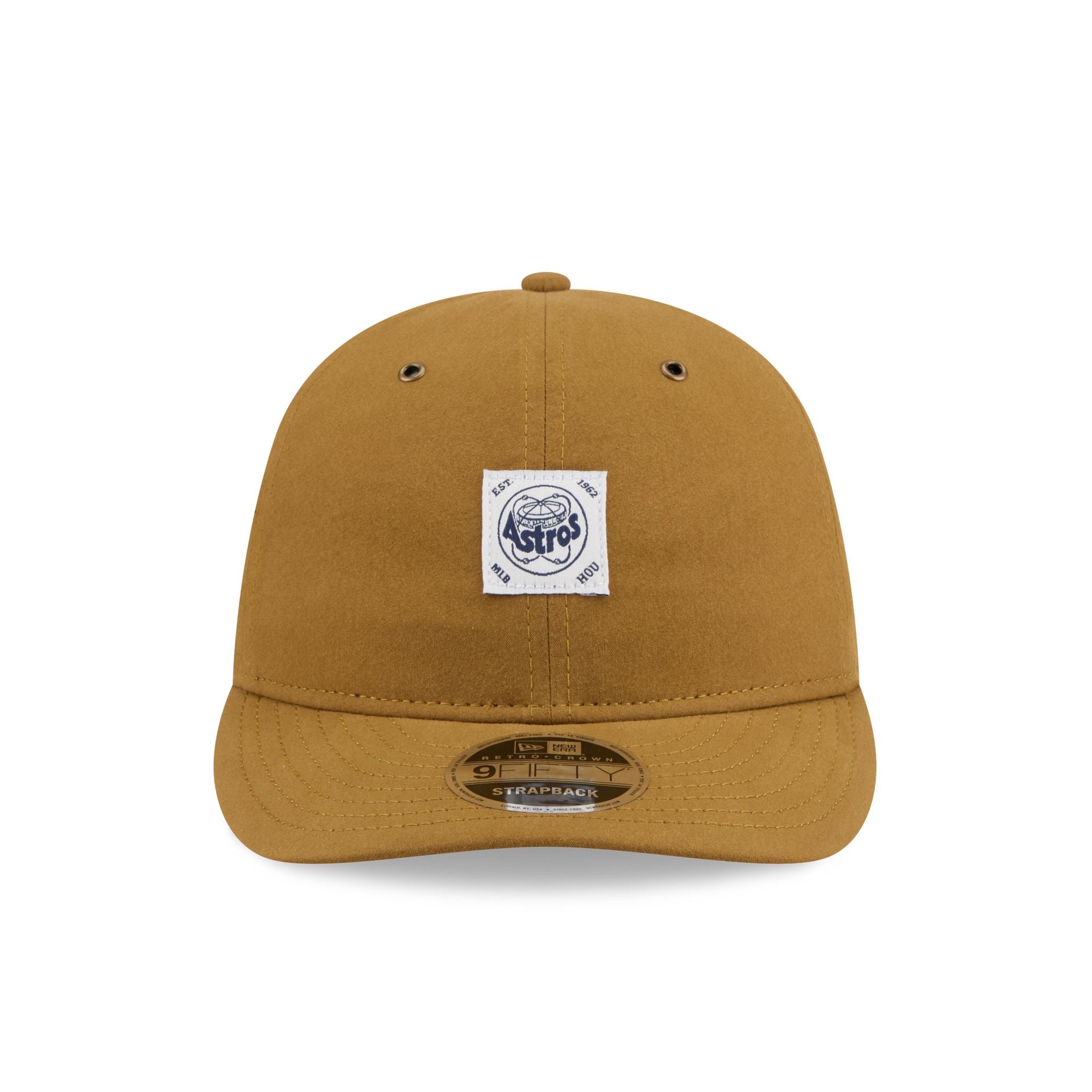 Houston Astros Brushed Brown Nylon Retro Crown 9FIFTY Adjustable Hat