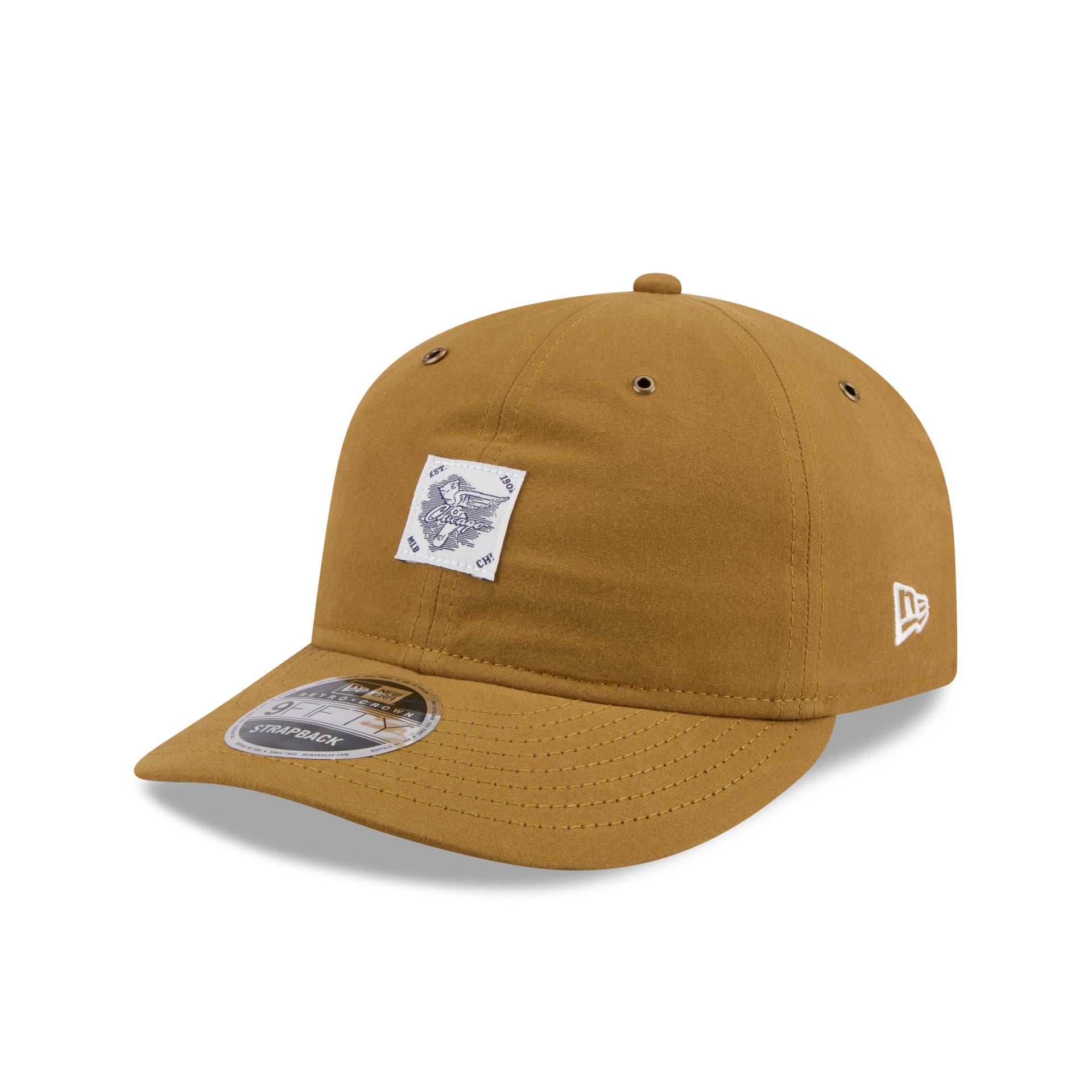 Chicago White Sox Brushed Brown Nylon Retro Crown 9FIFTY Adjustable Hat