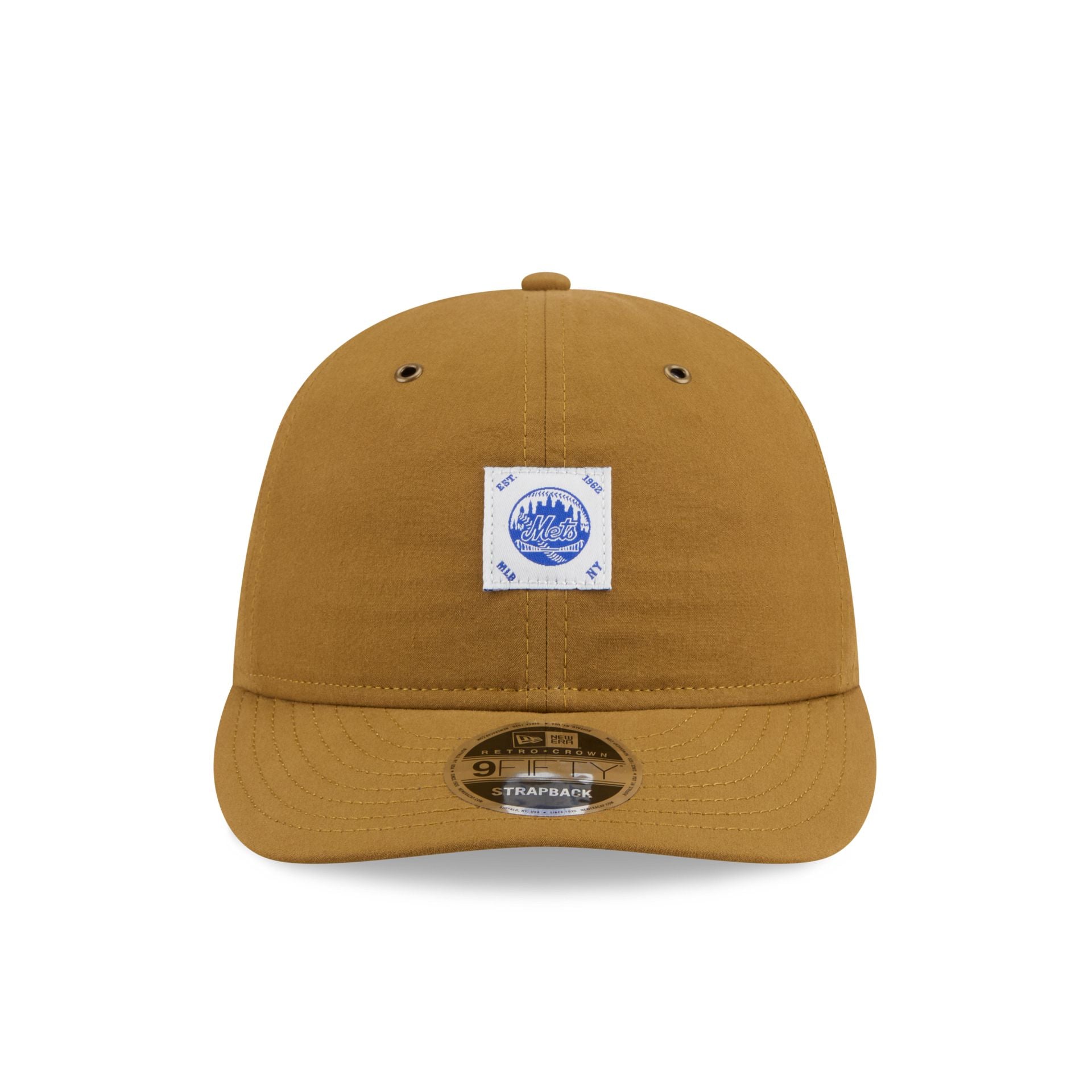 New York Mets Brushed Brown Nylon Retro Crown 9FIFTY Adjustable Hat