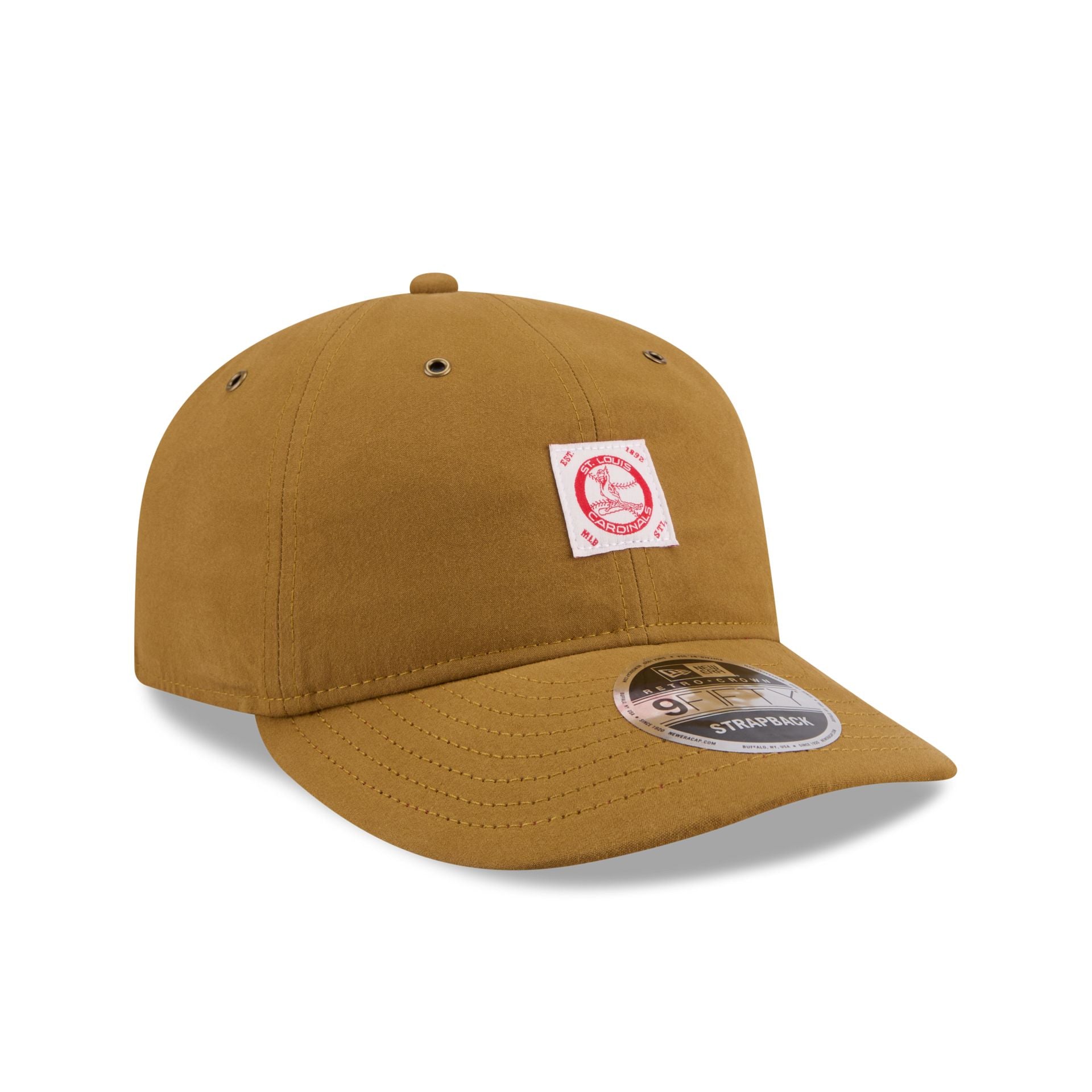 St. Louis Cardinals Brushed Brown Nylon Retro Crown 9FIFTY Adjustable Hat