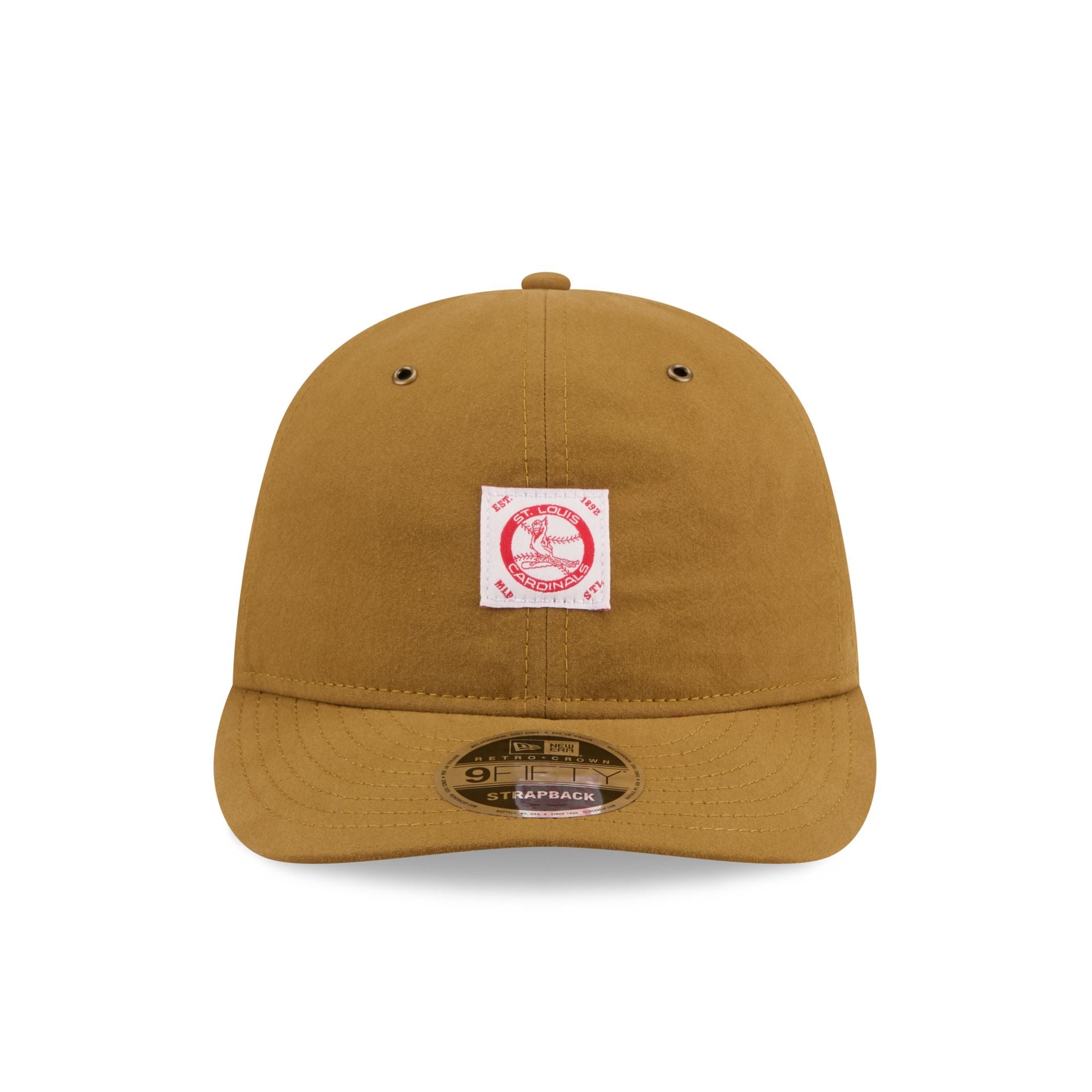 St. Louis Cardinals Brushed Brown Nylon Retro Crown 9FIFTY Adjustable Hat