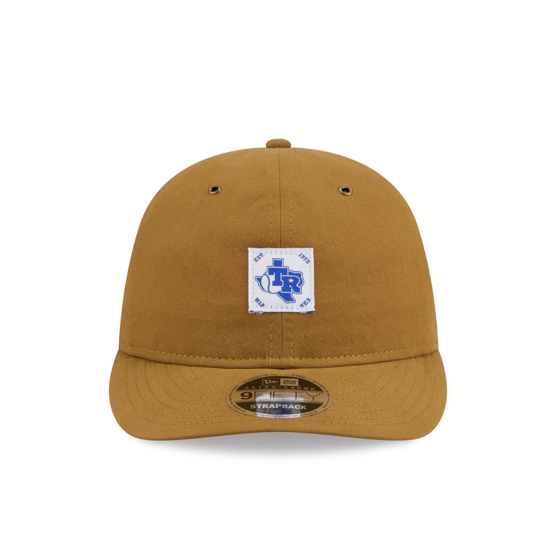 Texas Rangers Brushed Brown Nylon Retro Crown 9FIFTY Adjustable Hat