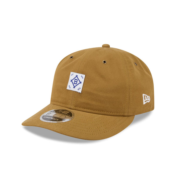 Brooklyn Dodgers Brushed Brown Nylon Retro Crown 9FIFTY Adjustable