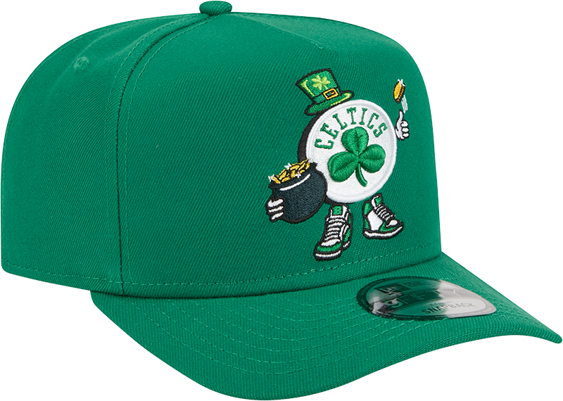 Boston Celtics Cartoon 9FIFTY A-Frame Snapback Hat