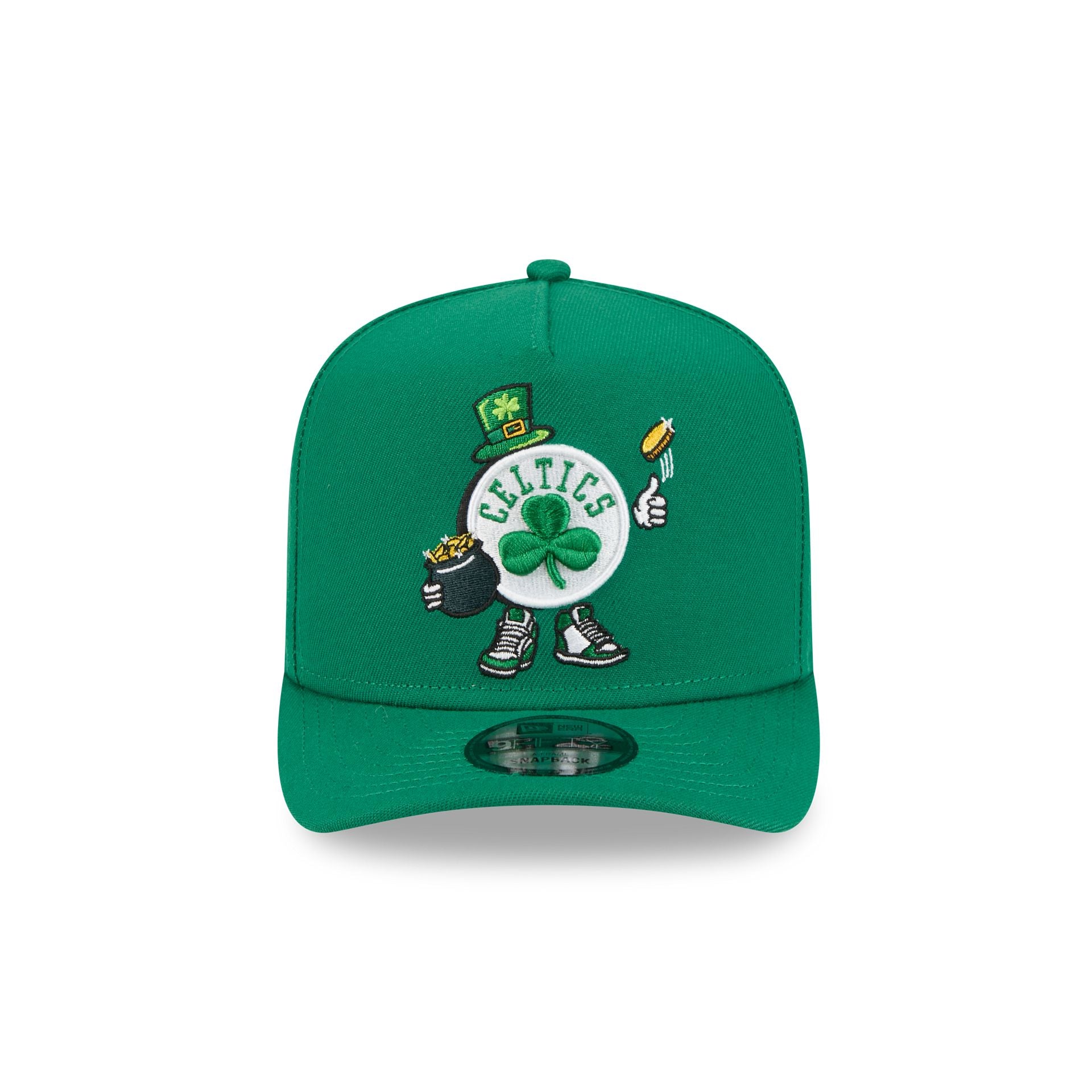 Boston Celtics Cartoon 9FIFTY A-Frame Snapback Hat