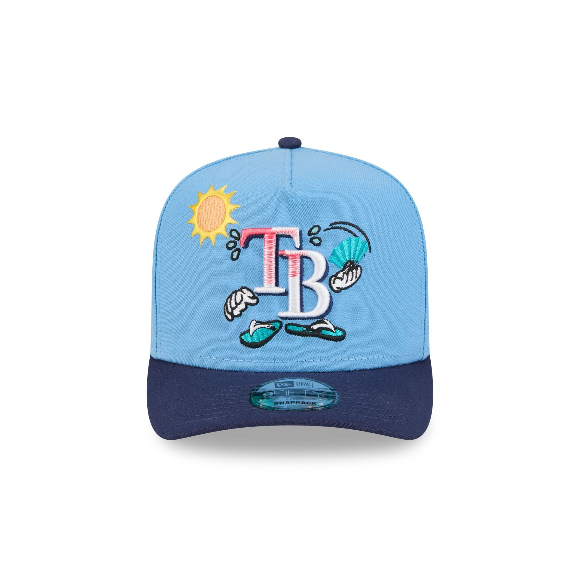 Tampa Bay Rays Cartoon 9FIFTY A-Frame Snapback Hat