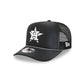 Houston Astros Washed Black 9FIFTY A-Frame Trucker Hat