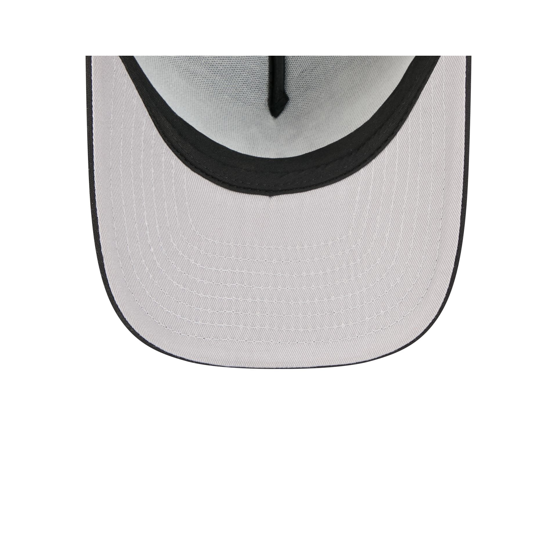 New York Yankees Washed Black 9FIFTY A-Frame Trucker Hat