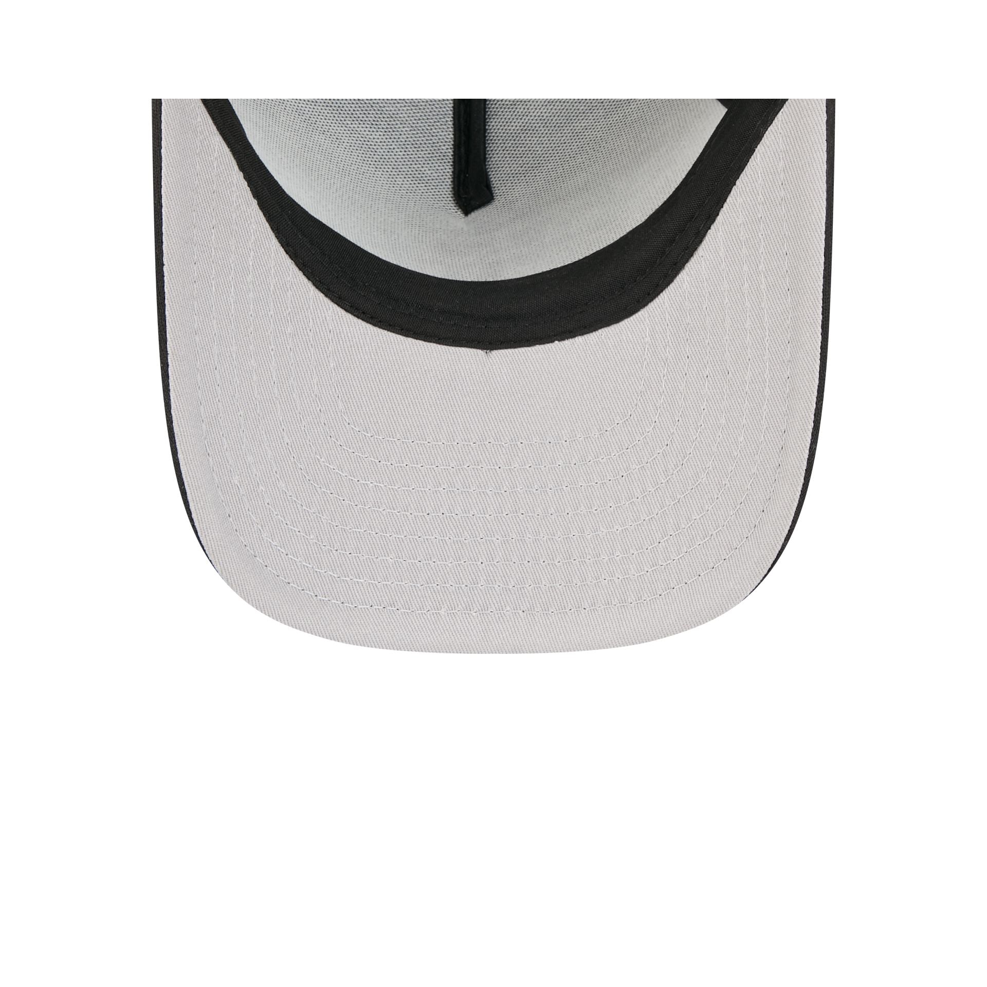 New York Mets Washed Black 9FIFTY A-Frame Trucker Hat