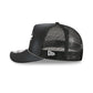 Chicago Bulls Washed Black 9FIFTY A-Frame Trucker Hat