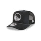 Golden State Warriors Washed Black 9FIFTY A-Frame Trucker Hat