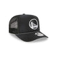 Golden State Warriors Washed Black 9FIFTY A-Frame Trucker Hat