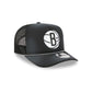 Brooklyn Nets Washed Black 9FIFTY A-Frame Trucker Hat