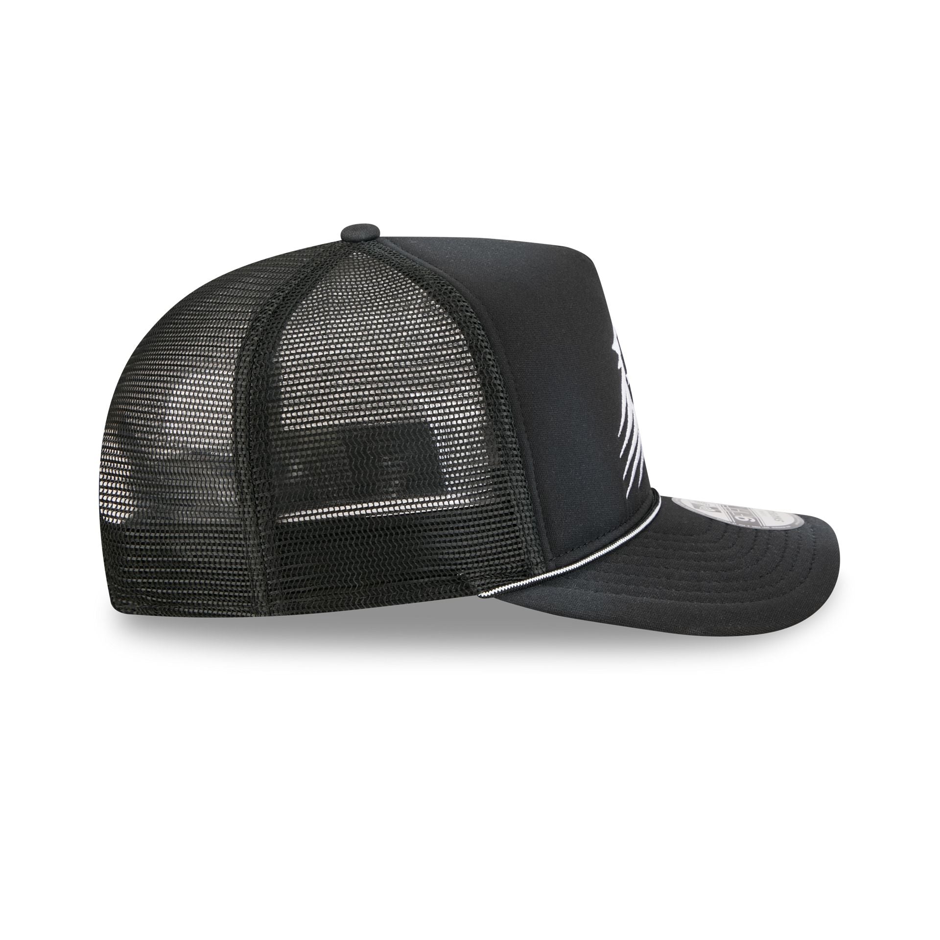 Phoenix Suns Washed Black 9FIFTY A-Frame Trucker Hat