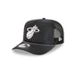 Miami Heat Washed Black 9FIFTY A-Frame Trucker Hat