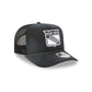 New York Rangers Washed Black 9FIFTY A-Frame Trucker Hat