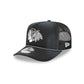 Chicago Blackhawks Washed Black 9FIFTY A-Frame Trucker Hat