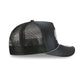 Chicago Blackhawks Washed Black 9FIFTY A-Frame Trucker Hat