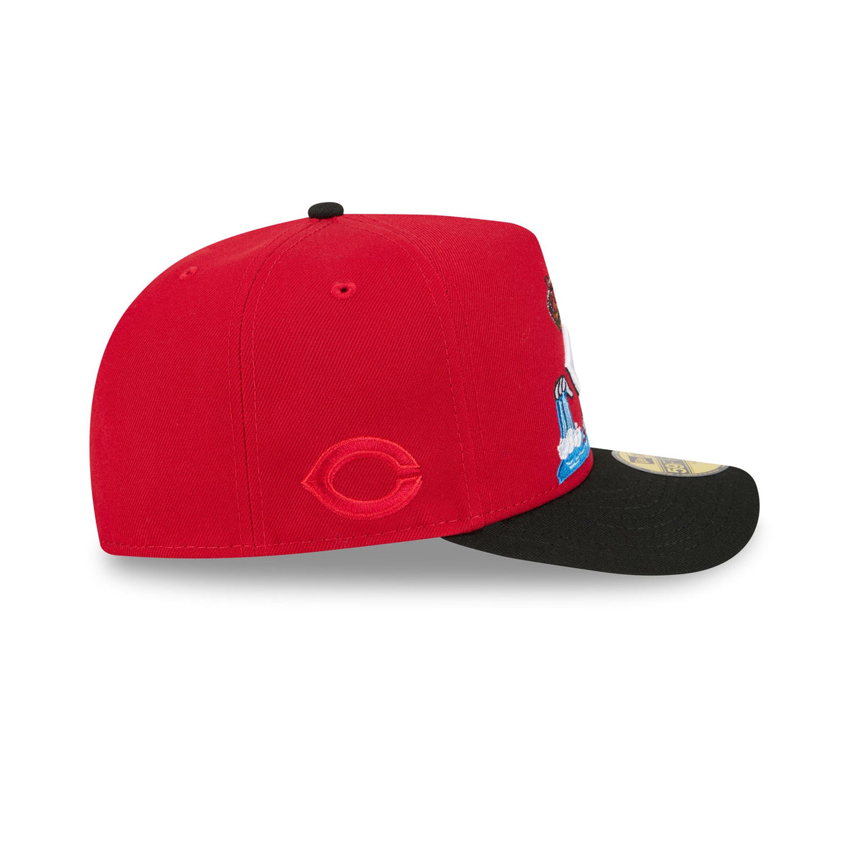 Cincinnati Reds Cartoon 59FIFTY A-Frame Fitted Hat
