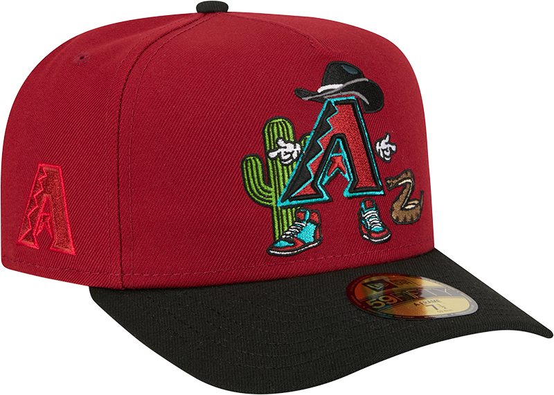 Arizona Diamondbacks Cartoon 59FIFTY A-Frame Fitted Hat