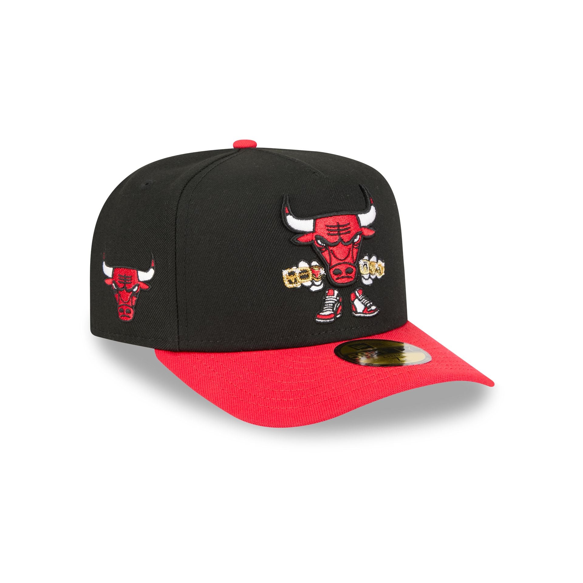 Chicago Bulls Cartoon 59FIFTY A-Frame Fitted Hat