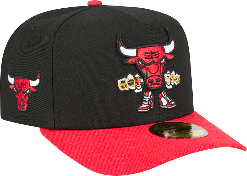 Chicago Bulls Cartoon 59FIFTY A-Frame Fitted Hat