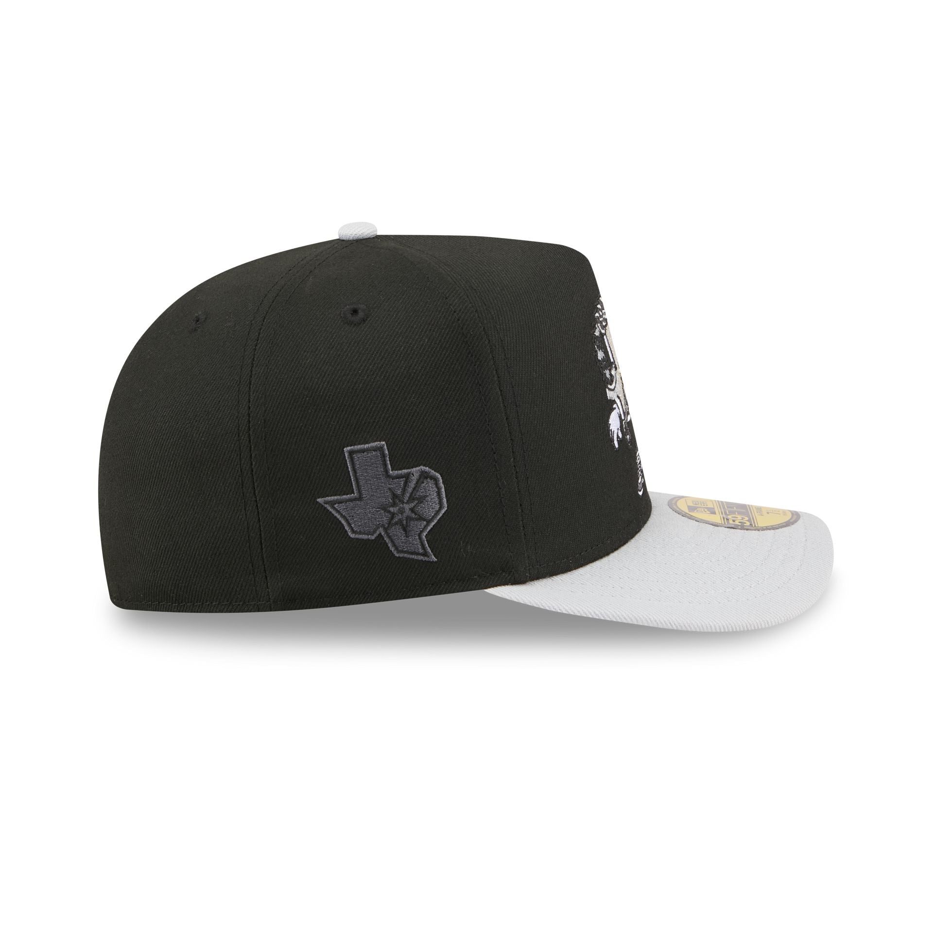 San Antonio Spurs Cartoon 59FIFTY A-Frame Fitted Hat