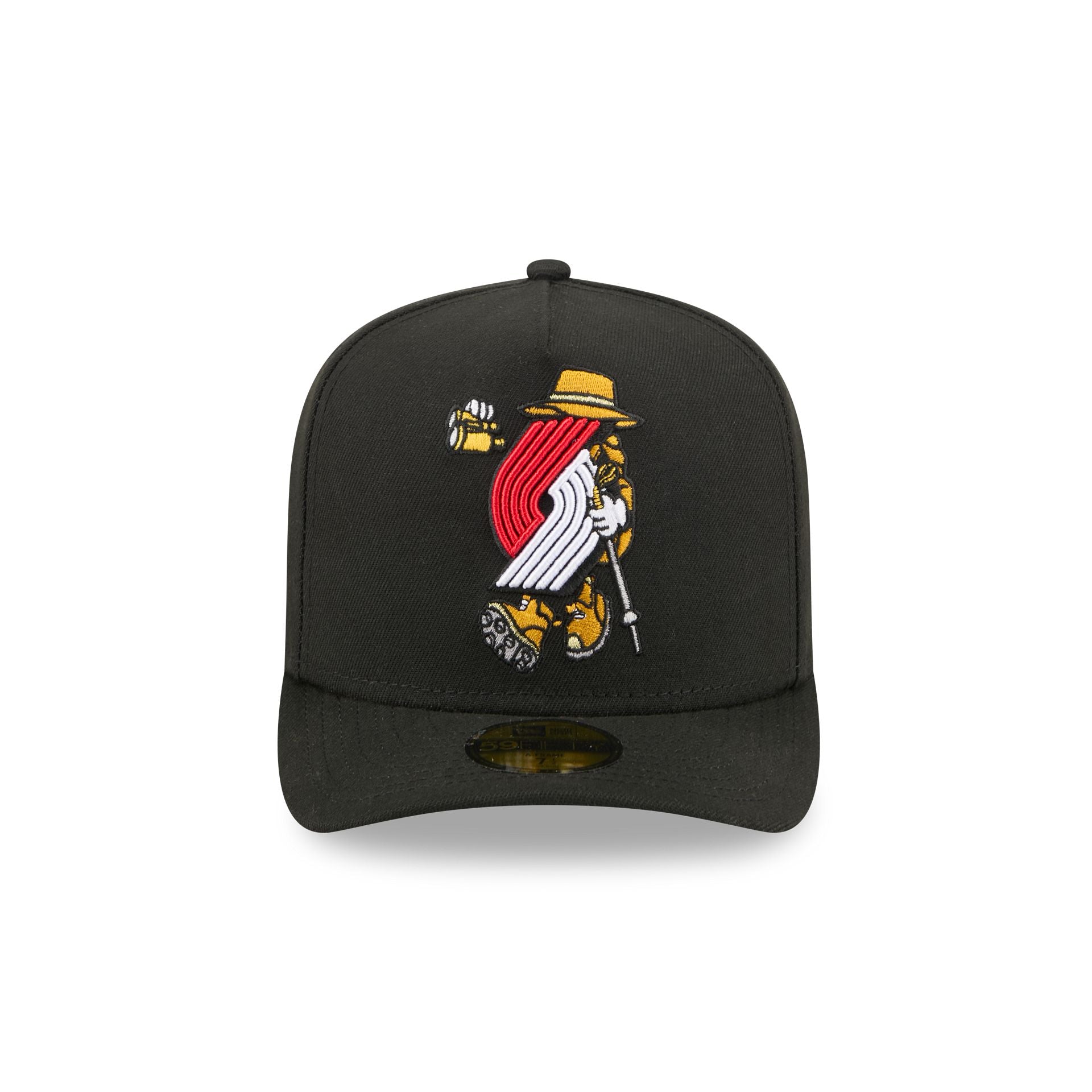 Portland Trail Blazers Cartoon 59FIFTY A-Frame Fitted Hat