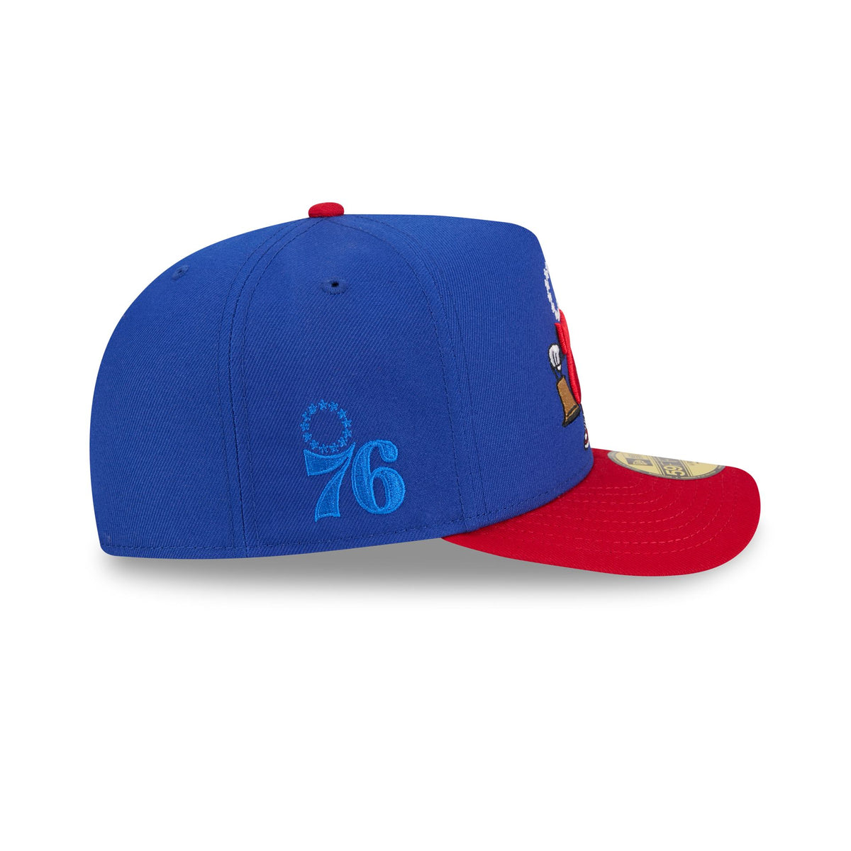 Philadelphia 76ers Cartoon 59FIFTY A-Frame Fitted Hat