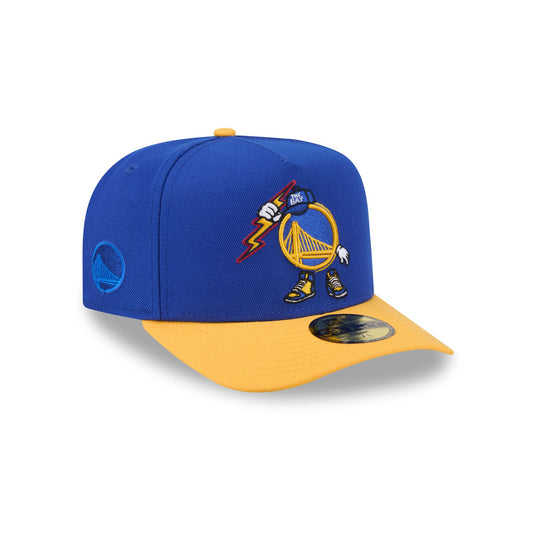 Golden State Warriors Cartoon 59FIFTY A-Frame Fitted Hat - New Era Cap