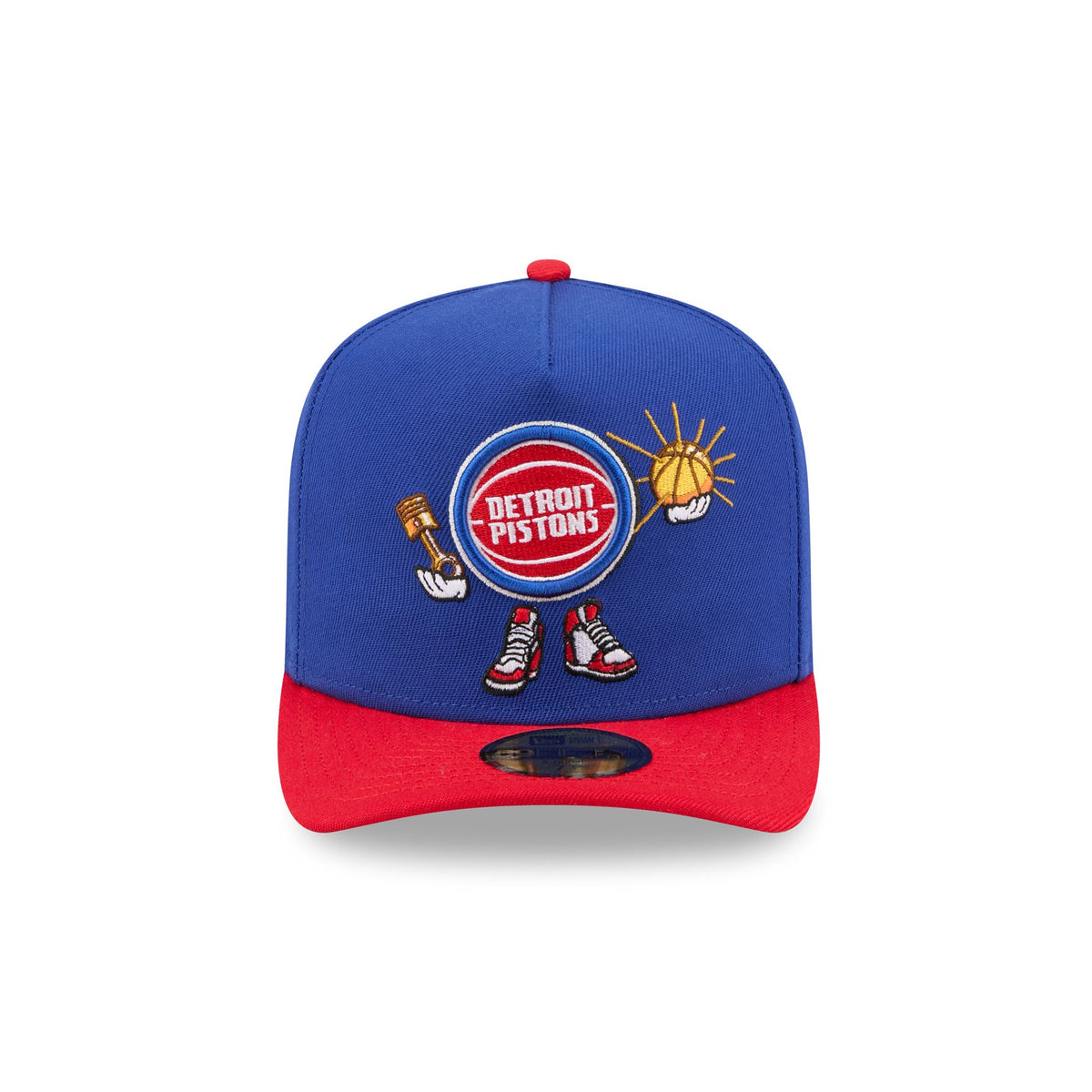 Detroit Pistons Cartoon 59FIFTY A-Frame Fitted Hat
