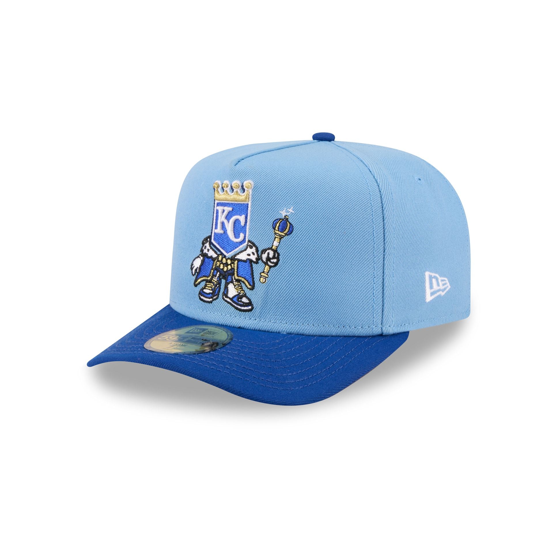 Kansas City Royals Cartoon 59FIFTY A-Frame Fitted Hat