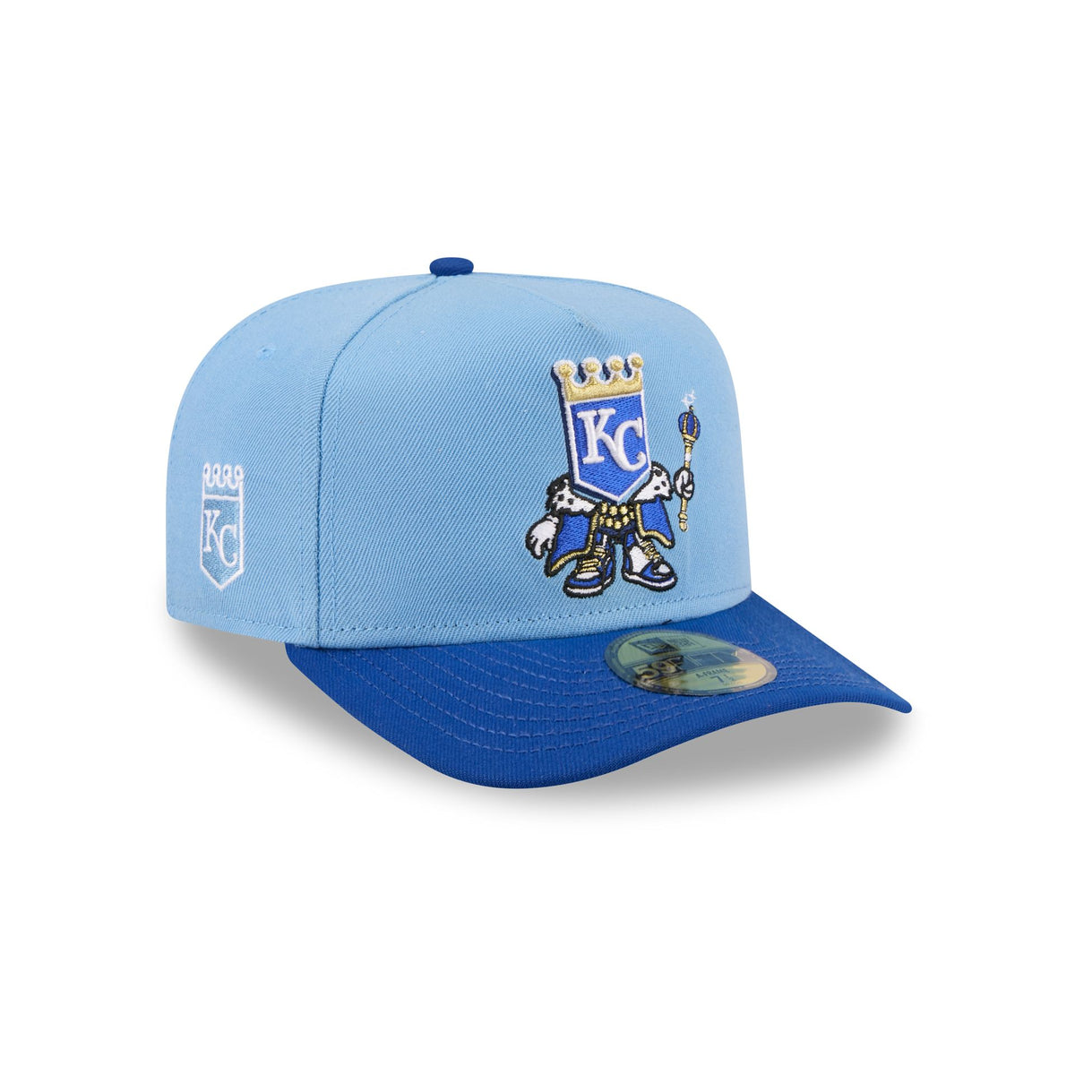 Kansas City Royals Cartoon 59FIFTY A-Frame Fitted Hat