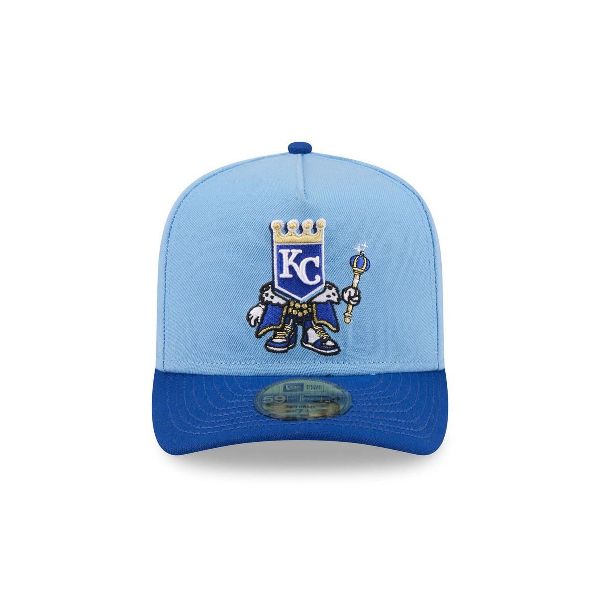 Kansas City Royals Cartoon 59FIFTY A-Frame Fitted Hat