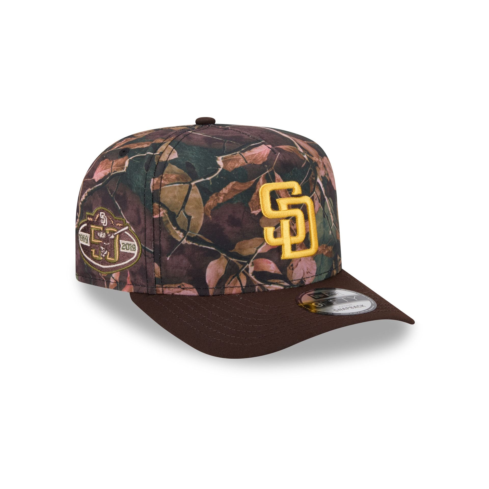 San Diego Padres Leaves 9FIFTY A-Frame Snapback Hat